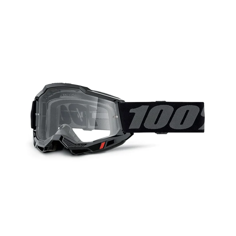 Maschera 100% ACCURI 2 Noir Schermo Trasparente