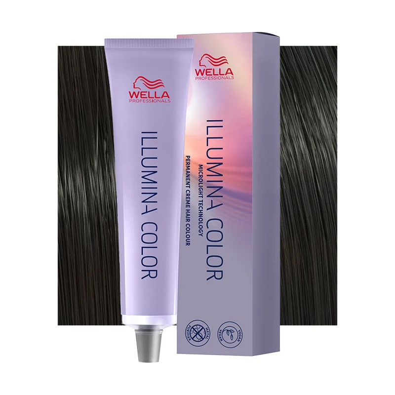 Wella Illumina Color 4/ Castano Medio Puro 60ml - colorazione permanente