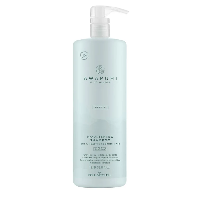 Paul Mitchell Awapuhi Wild Ginger Nourishing Shampoo 1000ml - shampoo nutriente