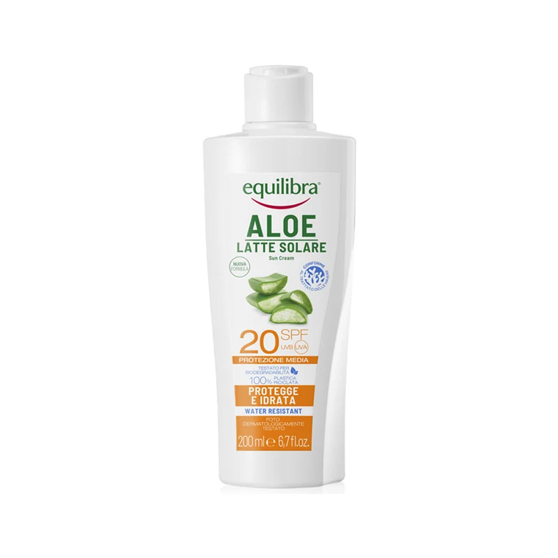 Aloe Latte Solare SPF20