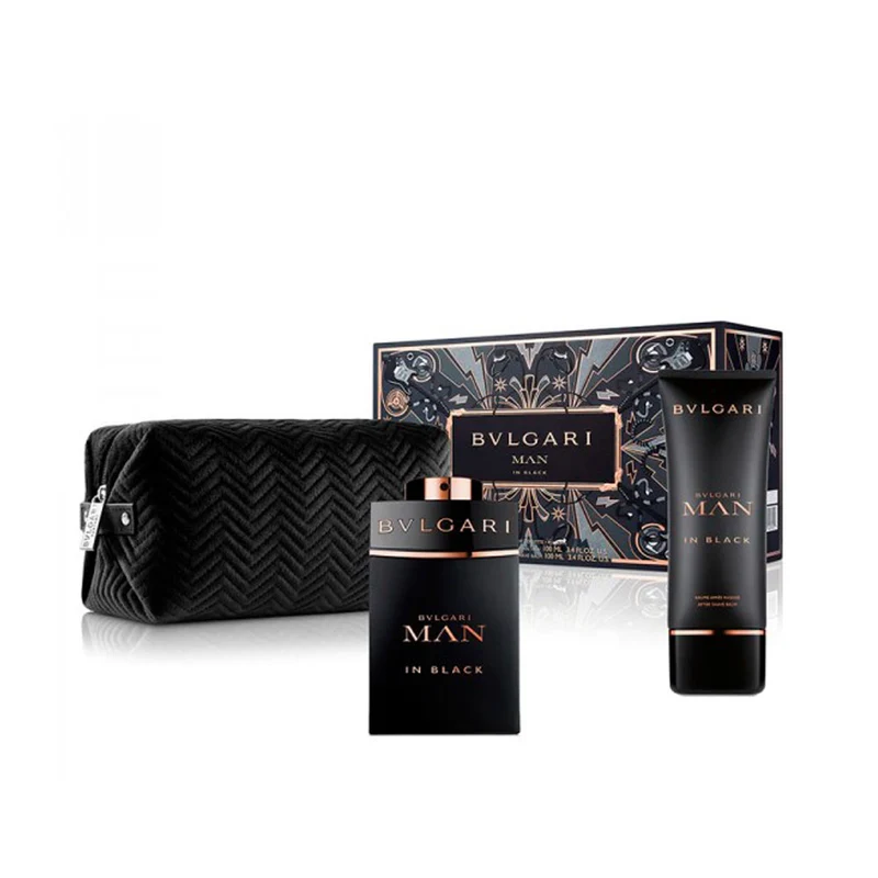 Cofanetto Man in Black Eau de parfum con minisize e pouch uomo