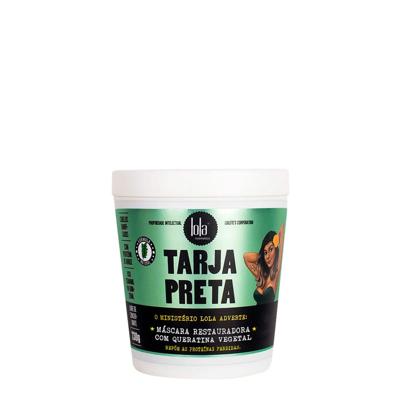 Lola from Rio Tarja Preta Queratina Vegetal Mascara 250ml - maschera riparatrice intensiva
