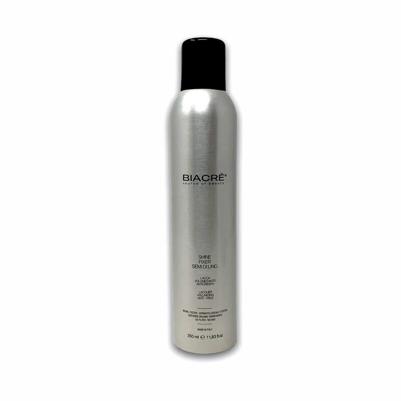 Lacca Anticrespo ai semi di lino Shine Fixer New Biacrè 350 ml