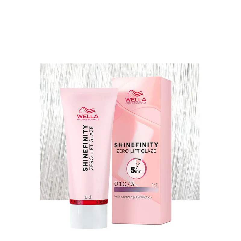 Wella Shinefinity Zero Lift Glaze Lavender Flash 010/6 60ml - colorazione demi permanente