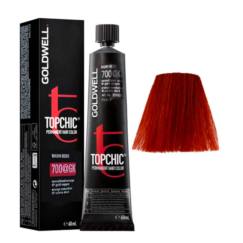 Goldwell Topchic Tube 7OO@GK Sensational Orange Elumenated Gold Copper 60ml - colore permanente in tubo