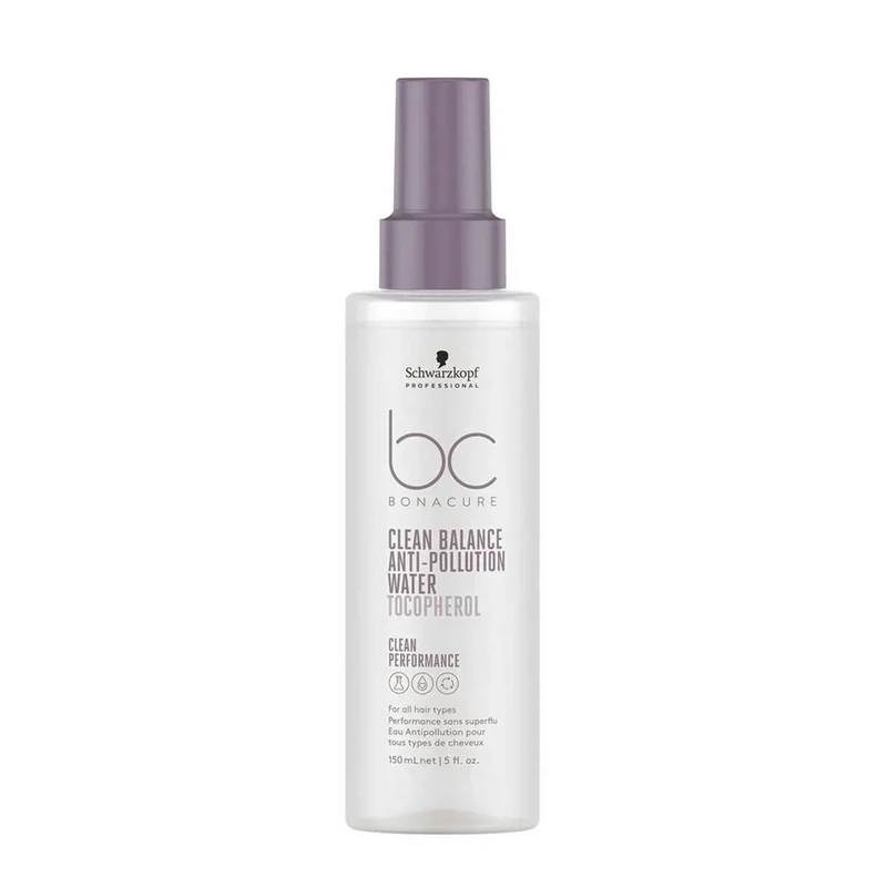 Schwarzkopf BC Bonacure Clean Balance Anti Pollution Water Tecopherol 150ml - acqua spray anti-inquinamento