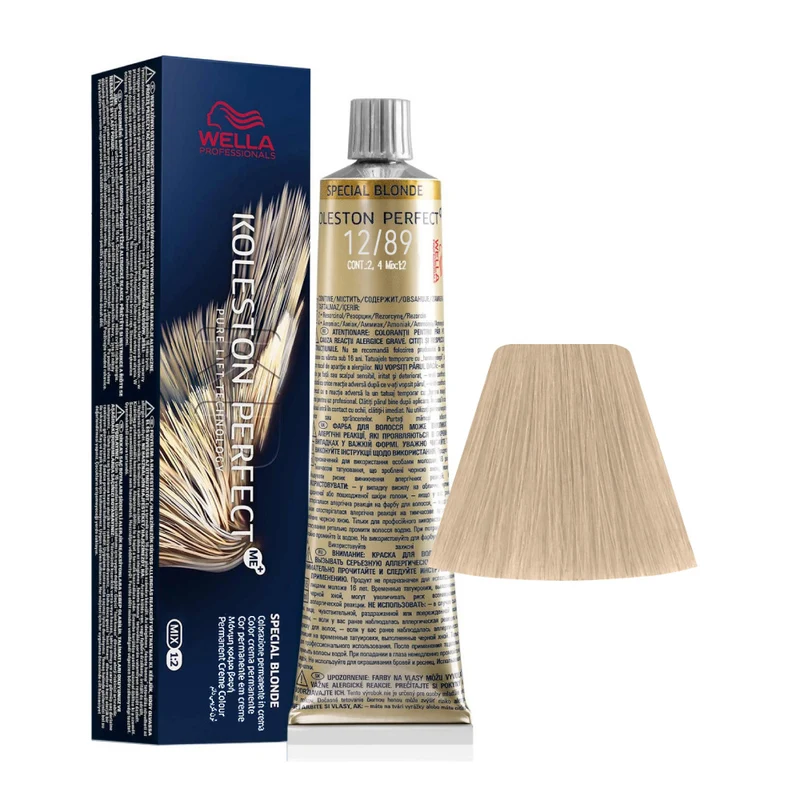 Wella Koleston Perfect Me+ Special Blondes 12/89 Perla Cendré 60ml - colorazione permanente