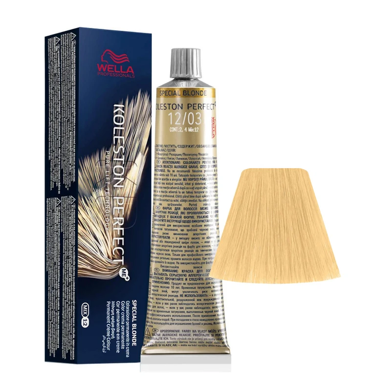 Wella Koleston Perfect Me+ Special Blondes 12/03 Naturale Dorato 60ml - colorazione permanente