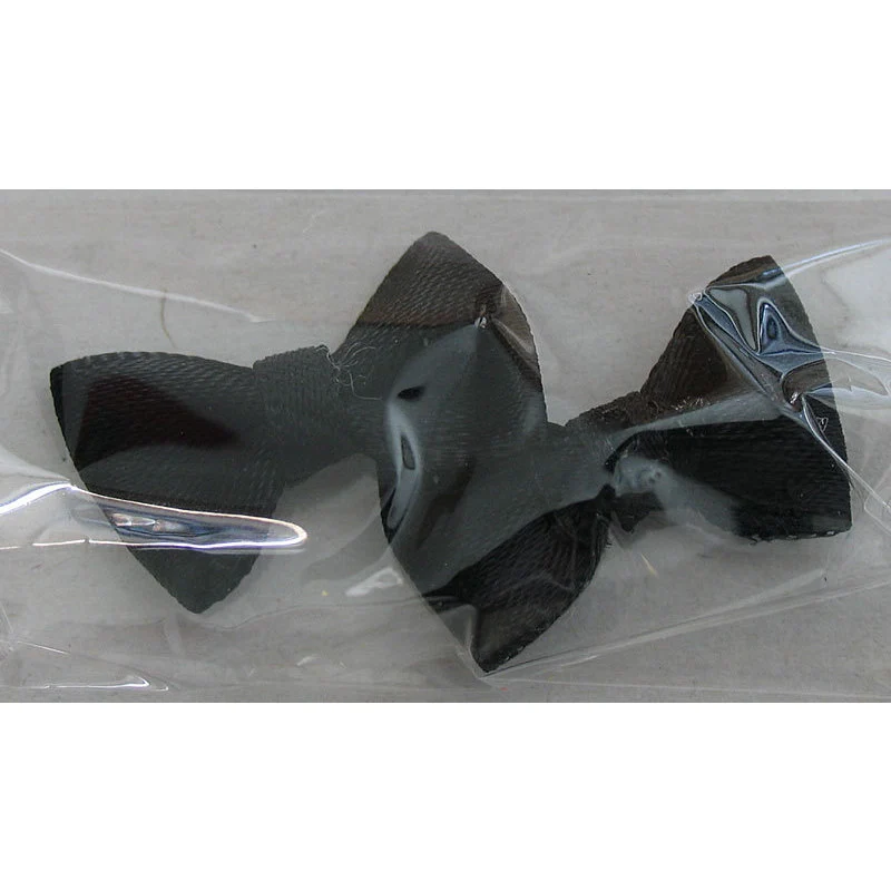 Decoro papillon di stoffa nero