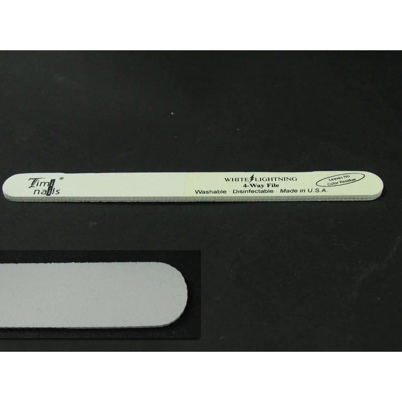 Timi Nails lima 4 facce White Lightning #100/#180 #240/#400 grit