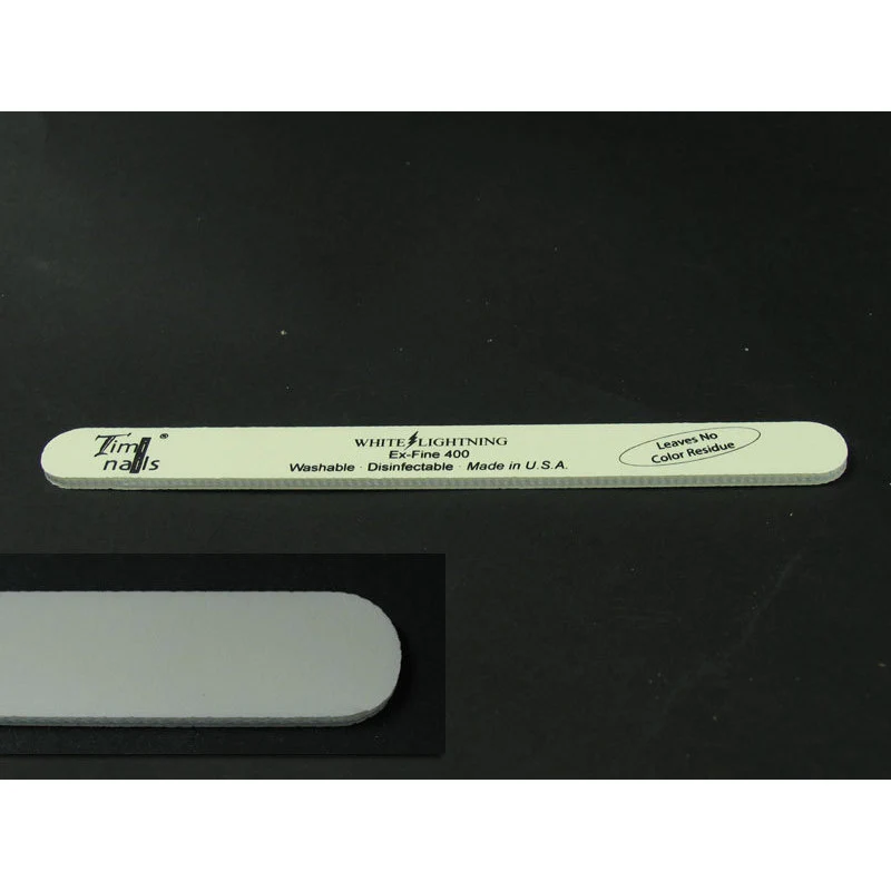 Timi Nails lima dritta White Lighting extra-fine #400 grit