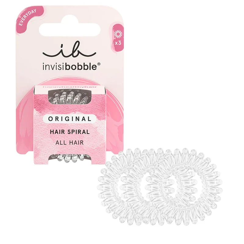 Invisibobble Original Crystal Clear 3pz - elastici a spirale