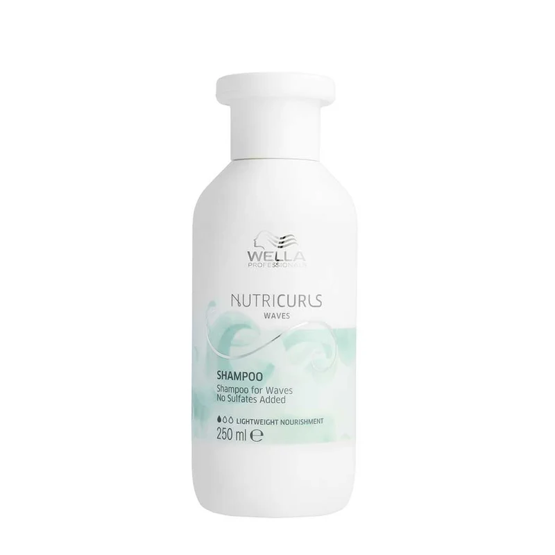 Wella Nutricurls Shampoo For Waves 250ml - shampoo capelli mossi