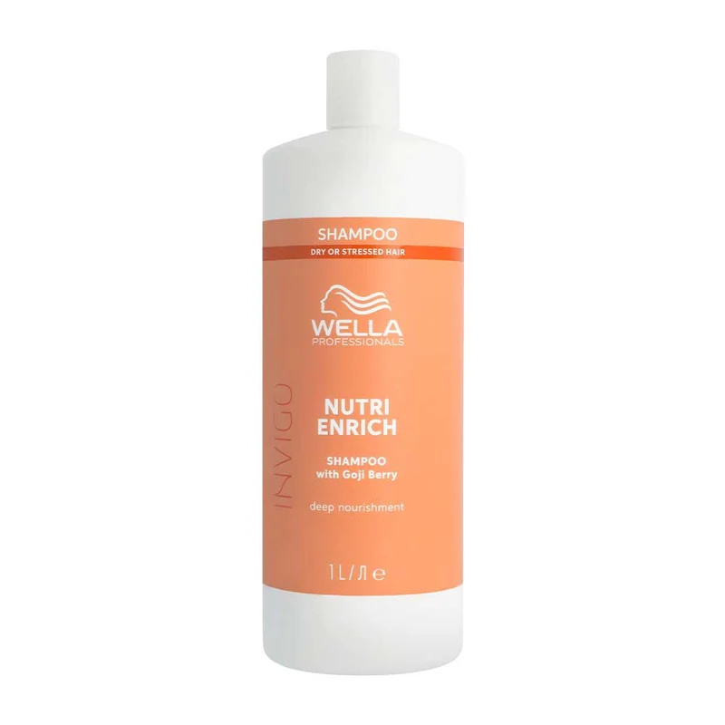 Wella Invigo Nutri Enrich Deep Nourishing Shampoo 1000ml - shampoo capelli secchi e stressati