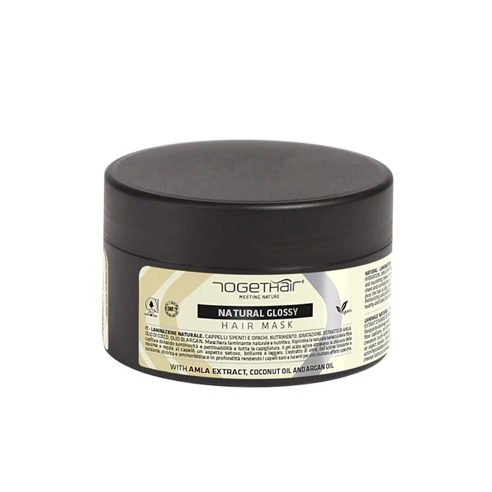 Maschera Natural Glossy Efeetto Specchio Nature Vegan Togethair 250 ml