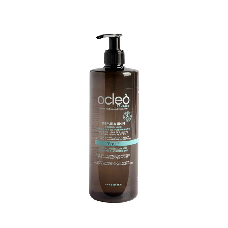Tonico Viso Astringente Purificante Depura Skin Ocleo Advanced 500 ml