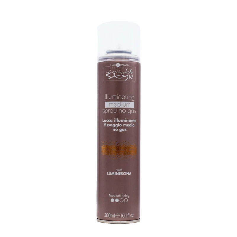 Hair Company Illuminating Medium Spray No Gas 300ml - lacca illuminante fissaggio medio no gas