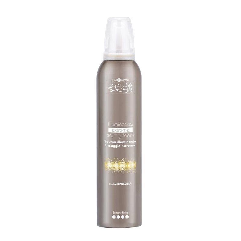 Hair Company Inimitable Style Extreme Styling Foam 250ml - spuma illuminante fissaggio estremo