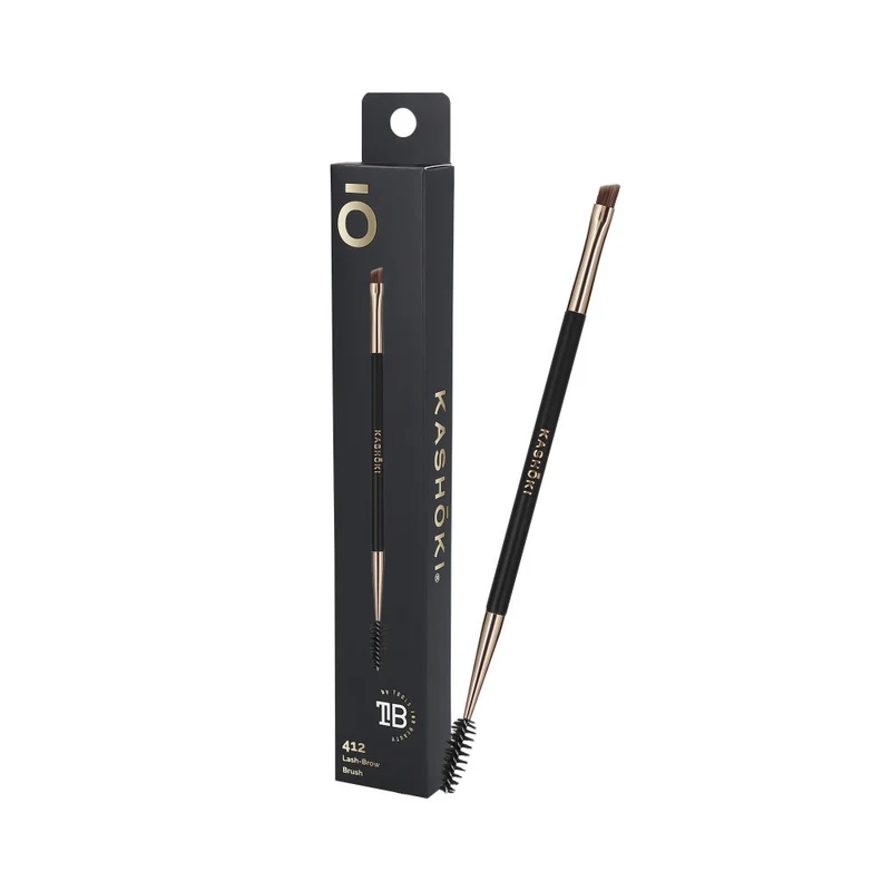 Kashōki Make UP Lash Brow Brush 412 - pennello per ciglia e sopracciglia