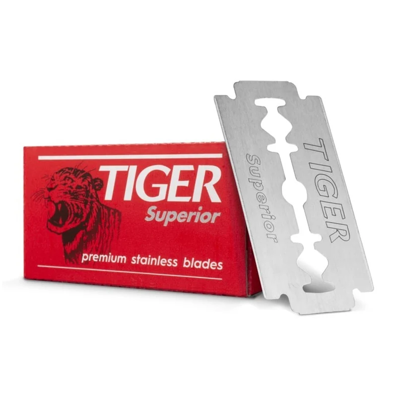 Lamette da Barba Tiger Superior Stainless 1Pc da 5 Lame