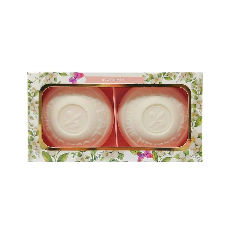 Confezione Regalo 2 Saponette Sapone Neutro Floreal profumo Gelsomino