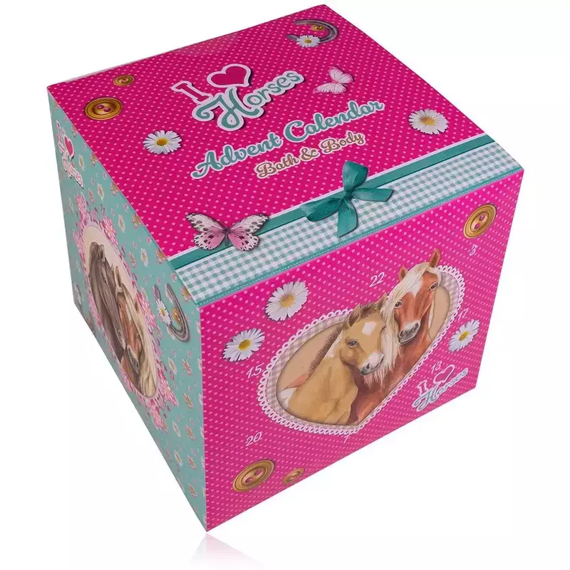 Calendario Avvento Bambina Cubo I Love Horses 24 sorprese