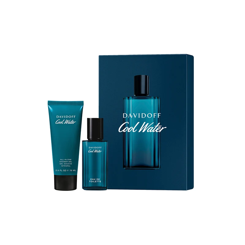 Cool Water Eau de toilette Cofanetto con gel doccia