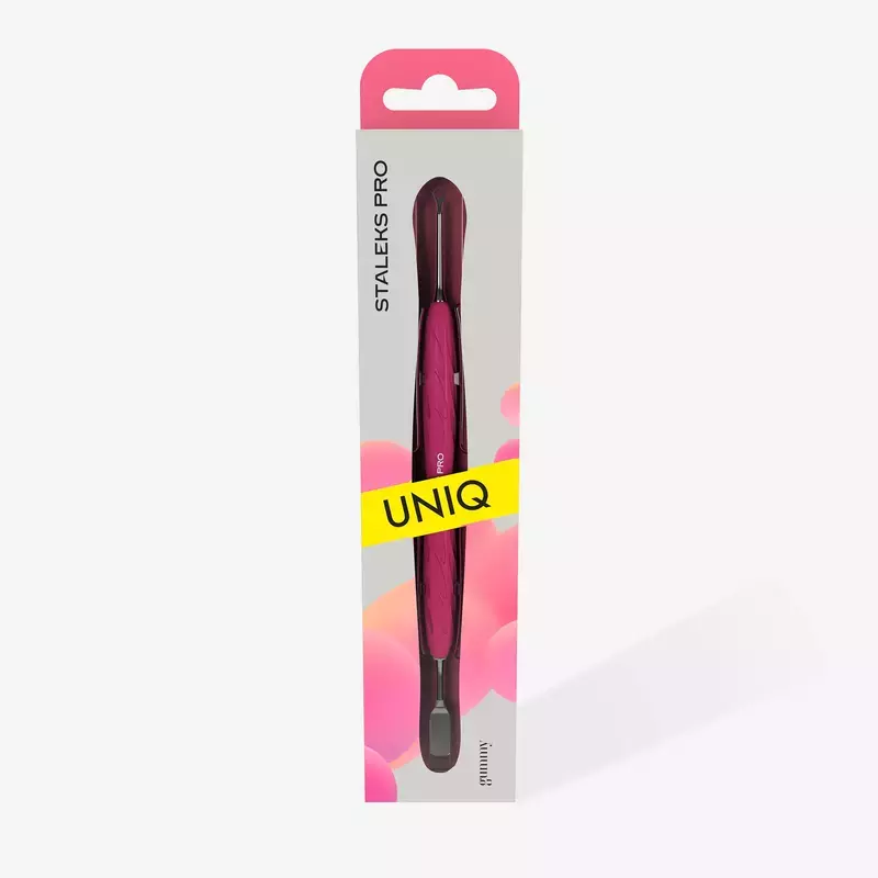 Spatola Doppia per Manicure con Manico in Silicone UNIQ 11/1 Staleks PRO