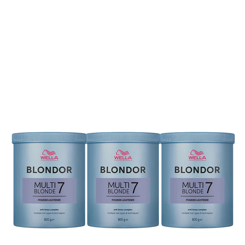 Wella Blondor Multi Blonde Powder Lightener 800gr X3