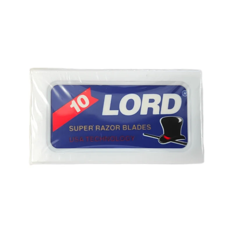 Lamette da Barba Double Edge Lord Super Stainless 1Pc 10 Lame