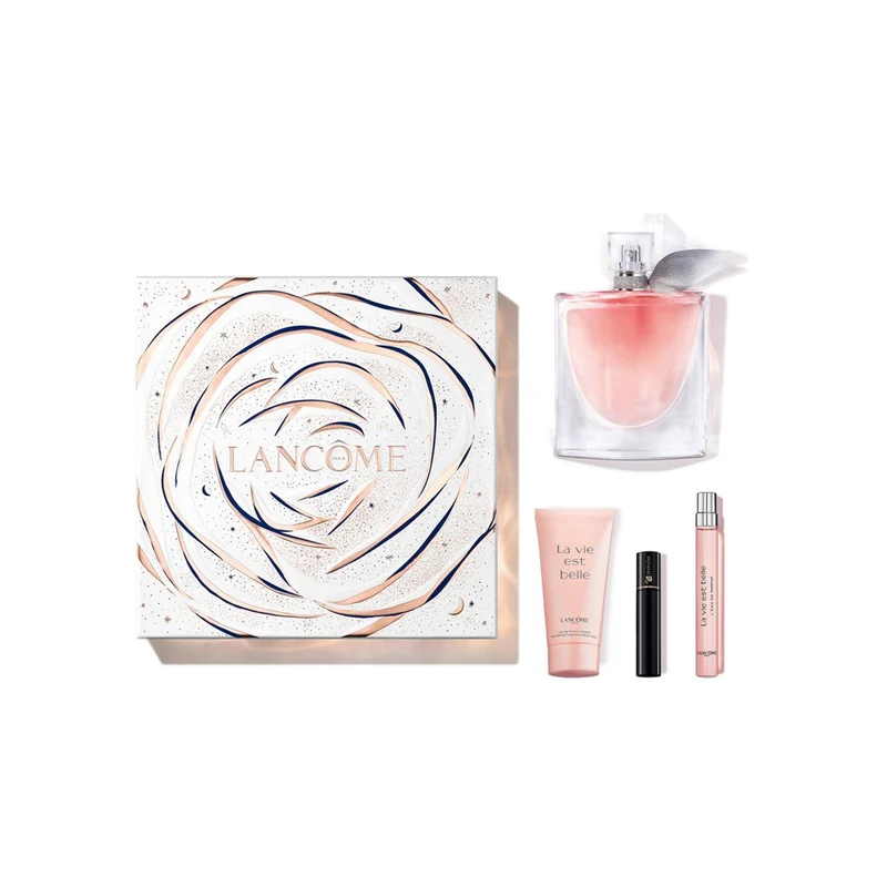 La Vie Est Belle Cofanetto regalo con Travel Size, Latte corpo e Mini mascara