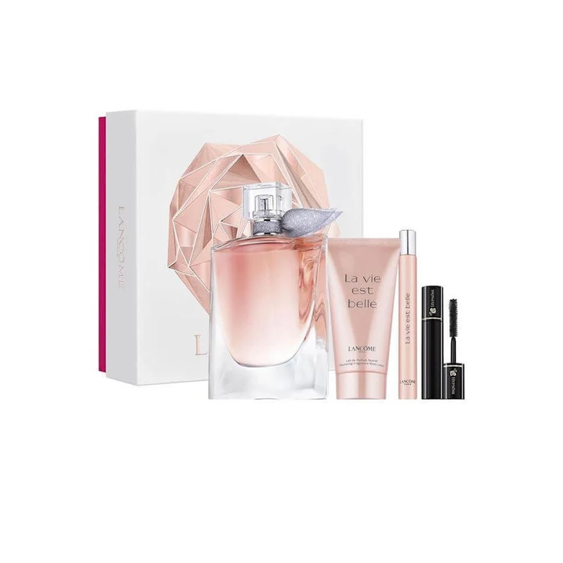 La Vie Est Belle Cofanetto regalo con Travel size, Latte corpo e mini mascara Hypnose