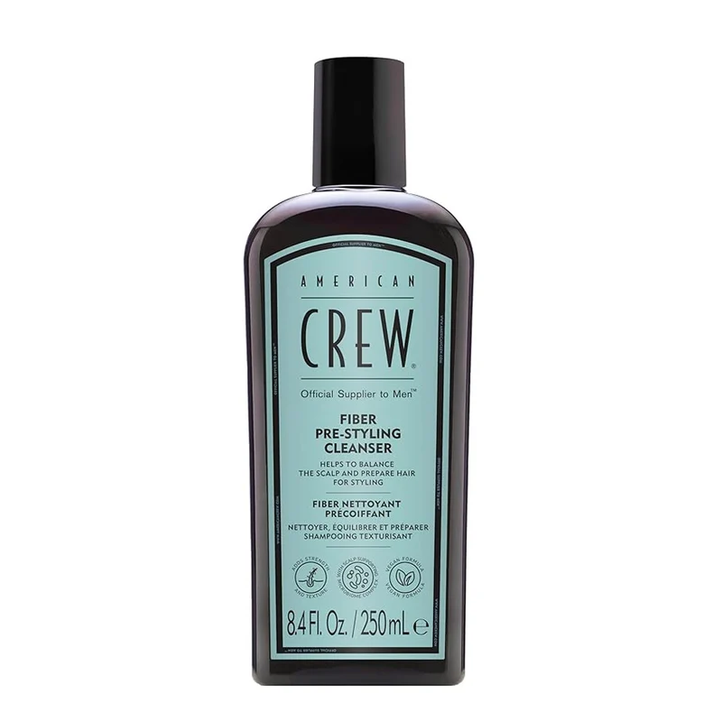 American Crew Fiber Pre - Styling Shampoo 250ml - shampoo pre styling capelli danneggiati