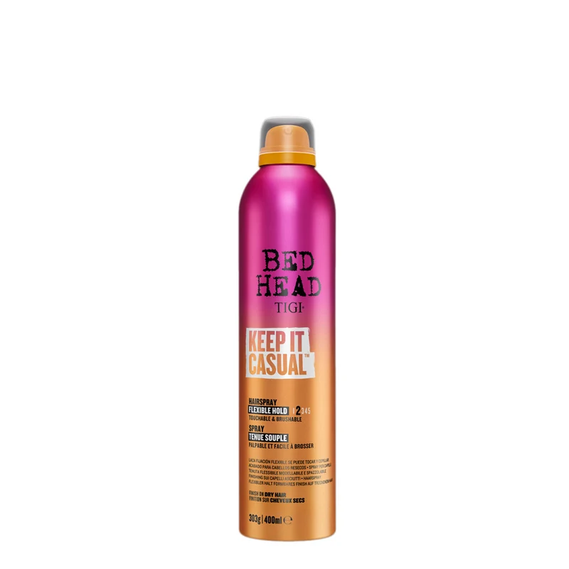 Tigi Bed Head Keep It Casual Flexible Hold Hairspray 400ml - lacca leggera a tenuta forte