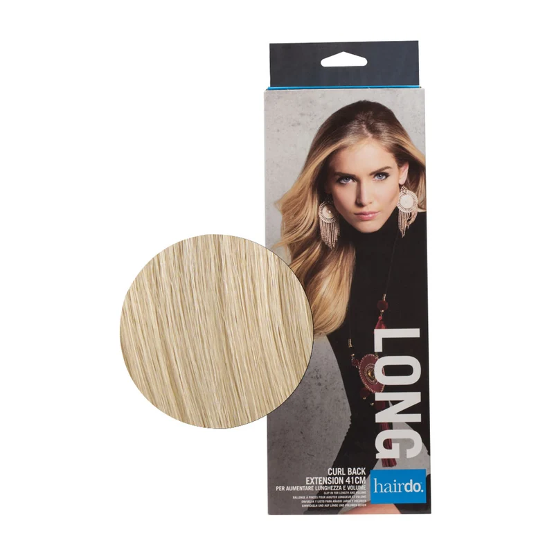 Hairdo Curl Back Extension Biondo Platino 41cm - extension onde e scalatura naturale
