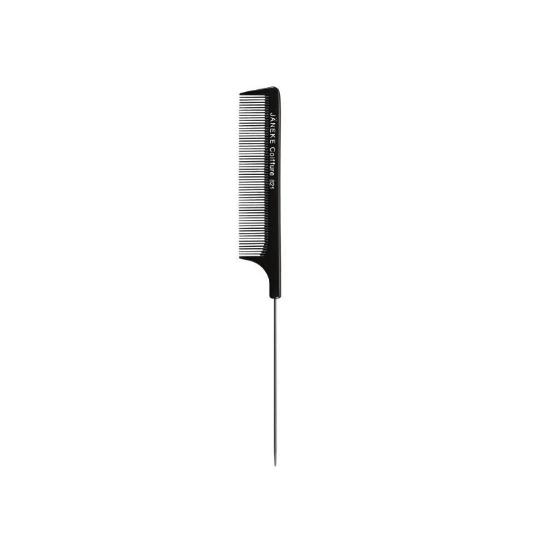 Pettine coda ferro Nero Janeke 57821
