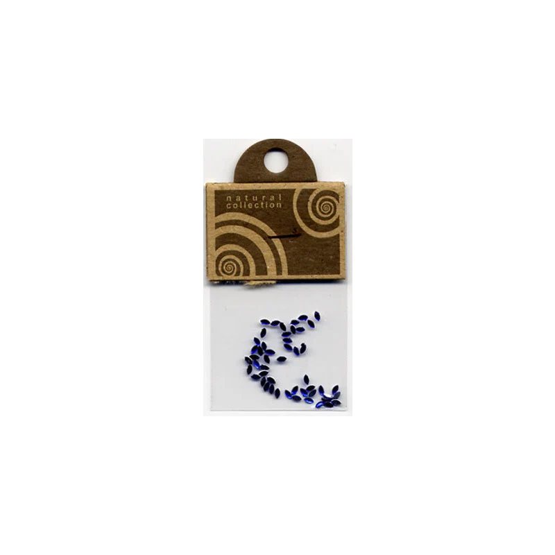 Natural Collection Brillantino unghie chicchi blu