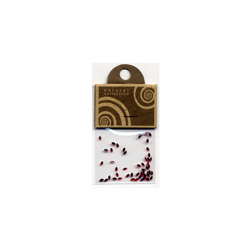 Natural Collection Brillantino unghie chicchi rosso