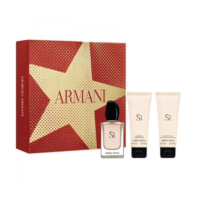 Confezione Armani Si Eau de parfum con Docciaschiuma e latte corpo