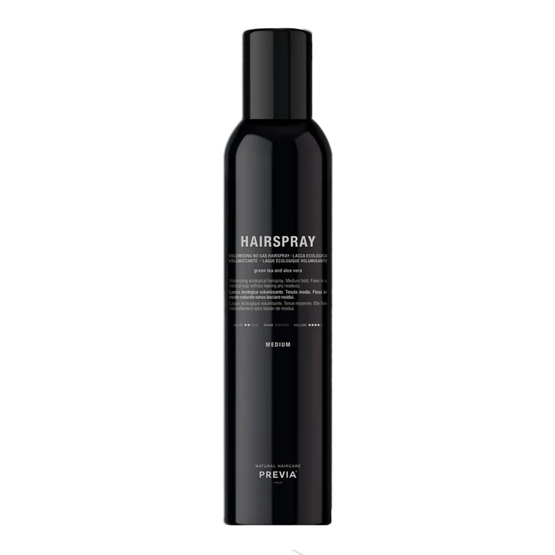Previa HairSpray Volumising Medium Hold 350ml - lacca ecologica volumizzante tenuta media