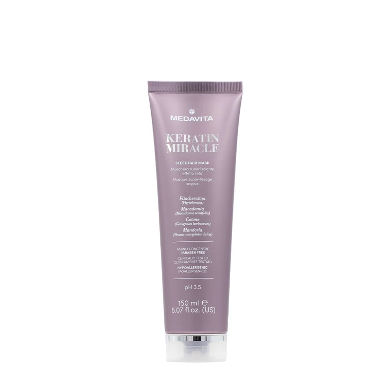 Medavita Lunghezze Keratin Miracle Sleek Hair Mask 150ml - maschera lisciante