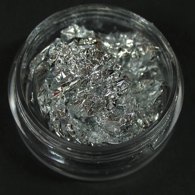 Sfoglia Nail Art Foil color argento vasetto