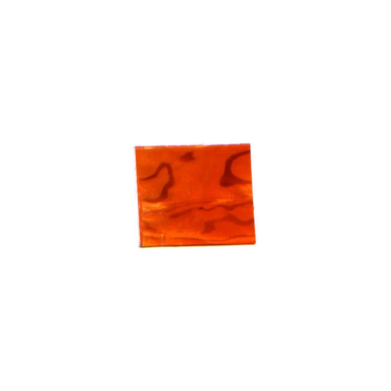 Striscia decoro madreperla 4x3,5 cm arancio
