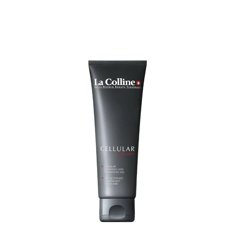 La Colline Cellular for Men Cellular Cleansing & Exfoliating Gel 125ml - gel detergente 2 in 1