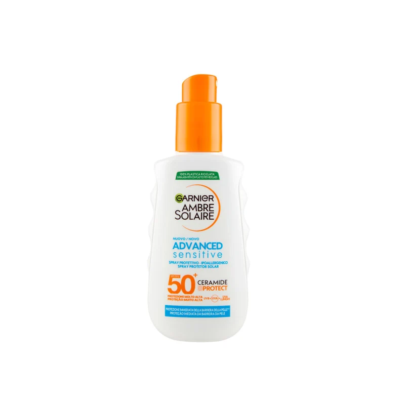 Ambre Solaire Advanced Sensitive SPF50+ Spray protettivo