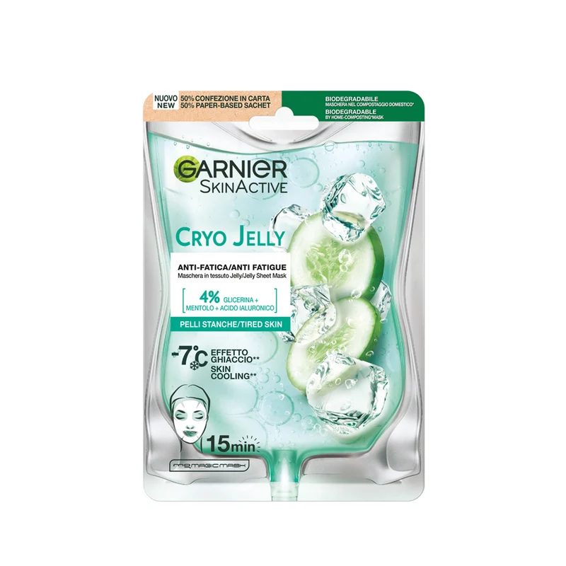 Hyaluronic CryoJelly maschera in tessuto anti-fatica