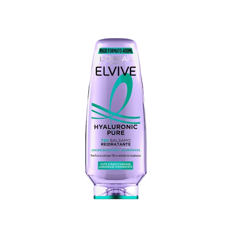 L'Oréal Elvive Hyaluronic Pure Balsamo Capelli Grassi