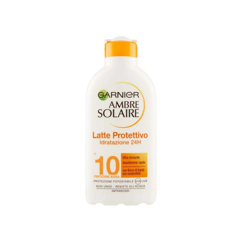 Ambre Solaire Latte Protettivo Idratazione 24h SPF10