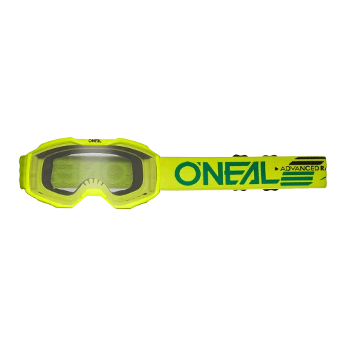 Maschera O'NEAL B-10 SOLID Junior Giallo Visore Clear