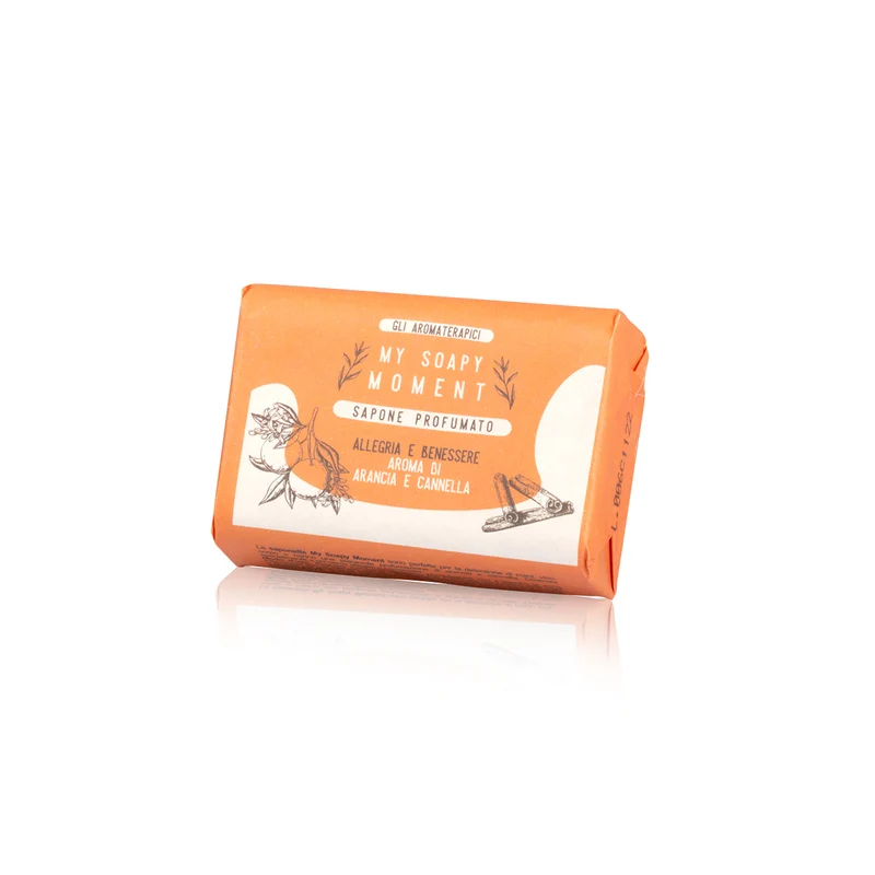 Sapone Profumato My Soapy Moment Arancia Cannella 100gr Made in Italy